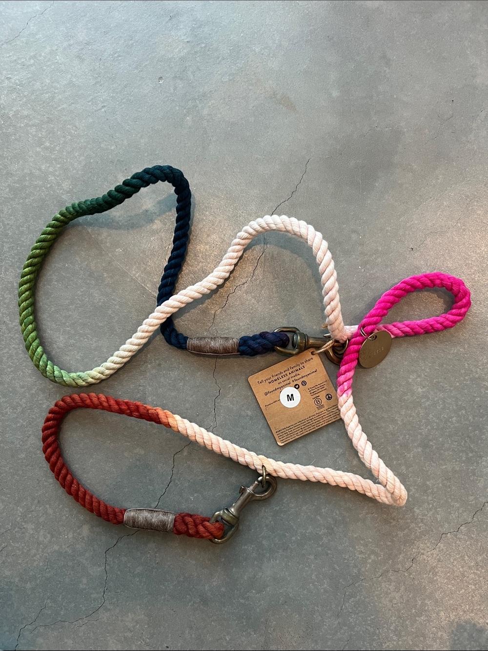 Ombré Rope Dog Leash